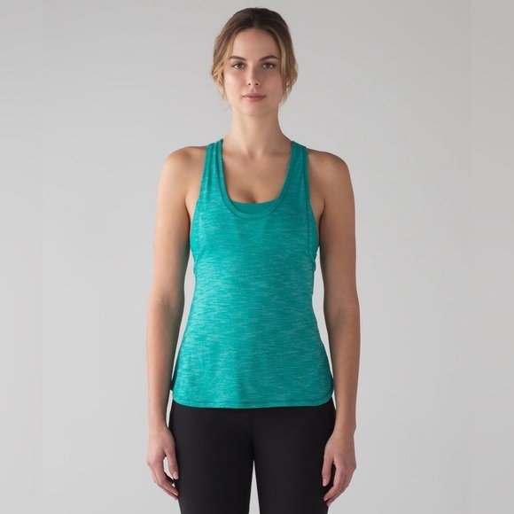 Lululemon Align Glide and Stride Tank 2 in 1 Built in Bra Flowy Running Workout - Picture 1 of 9